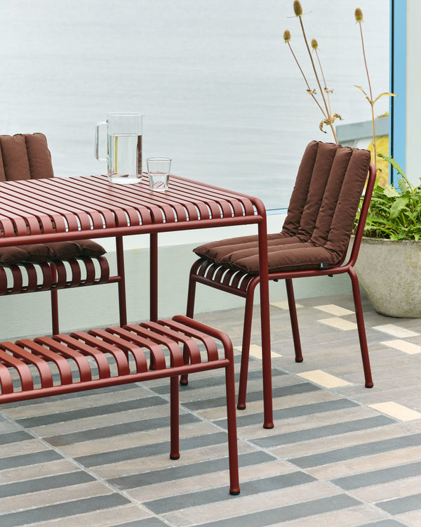 Hay Palissade Bench, Iron Red