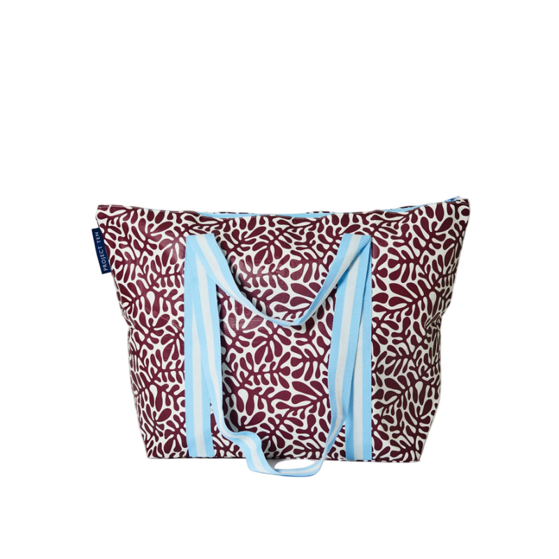 Coral Zip Medium Tote