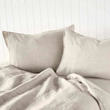 Eadie Lifestyle French Linen Duvet Cover, Natural