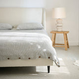 Eadie Lifestyle Marina Duvet Cover, Off White w' Ink Stripe