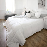 Eadie Lifestyle Marina Reversible Quilted Bedcover, Off White w' Ink Stripe