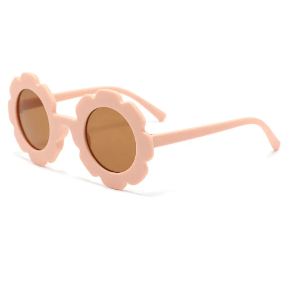 Baby and Toddler Flower Sunglasses, Pale Pink