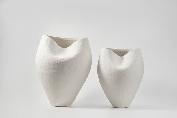 Moule Vase, Ivory