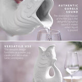 Wade Fish Jug, White