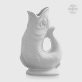 Wade Fish Jug, White