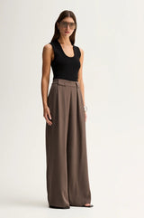 Elka Fleur Pant, Taupe