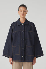 Arcaa Alma Jacket, Indigo Denim
