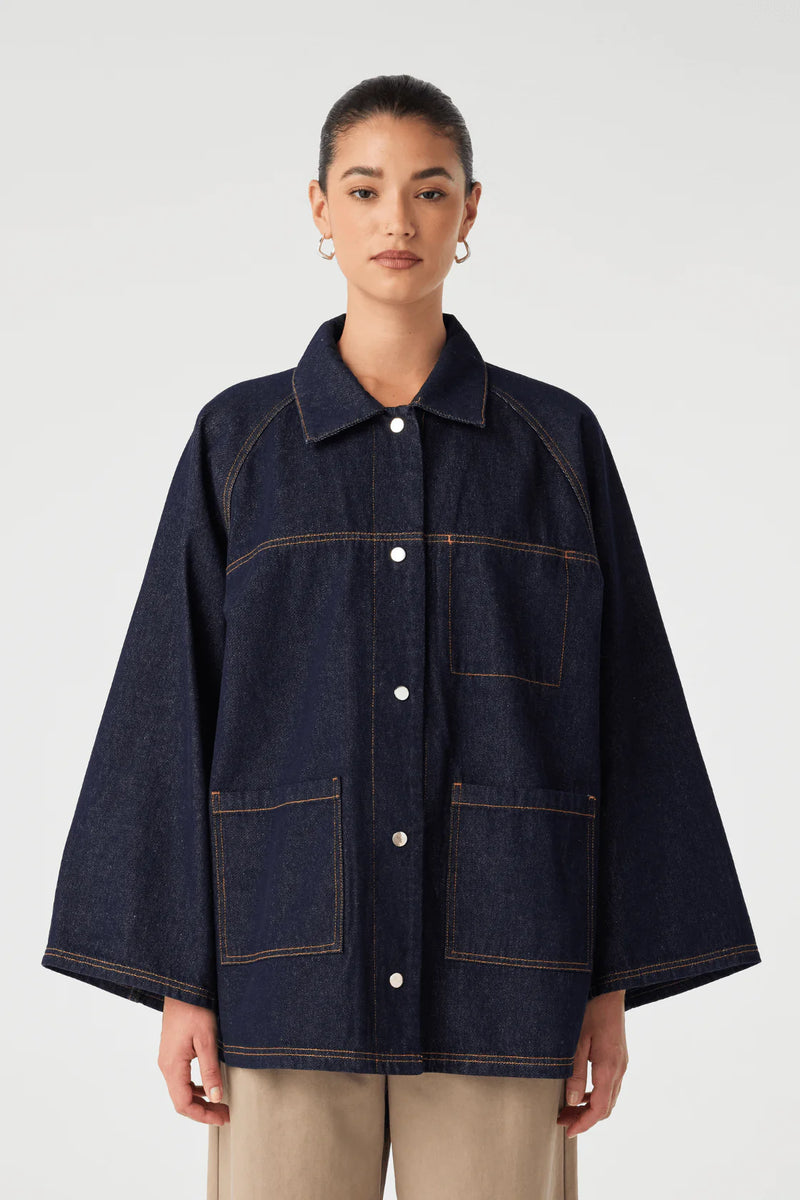 Arcaa Alma Jacket, Indigo Denim