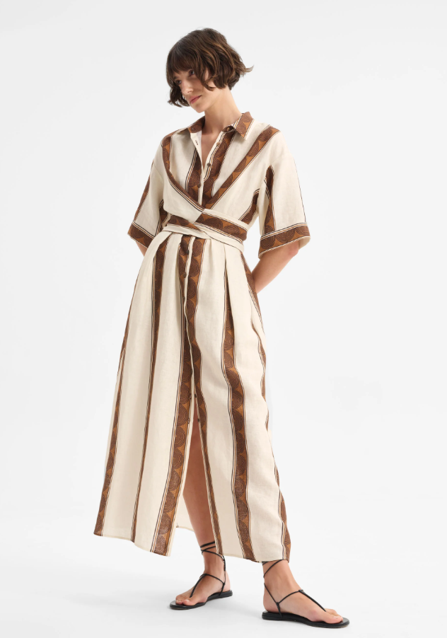 Morrison Harriet Linen Dress, Print