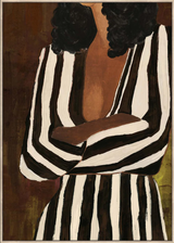 Linear Lady Canvas Artwork