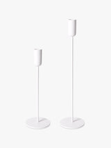 Mona Candle Holder, White