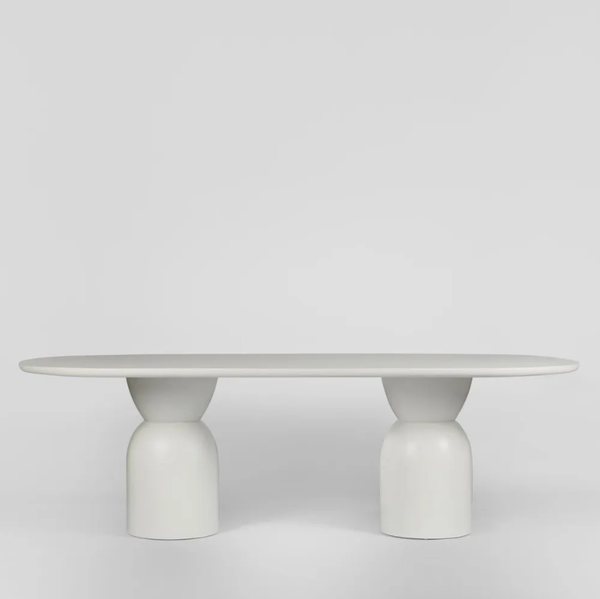 Olive Dining Table, White