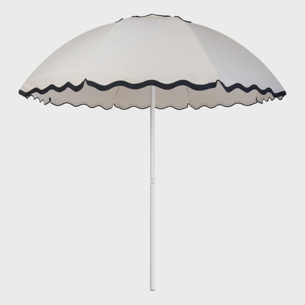 Business & Pleasure Patio Umbrella, Rivie White