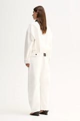 Elka Perkins Denim Jacket, Ivory