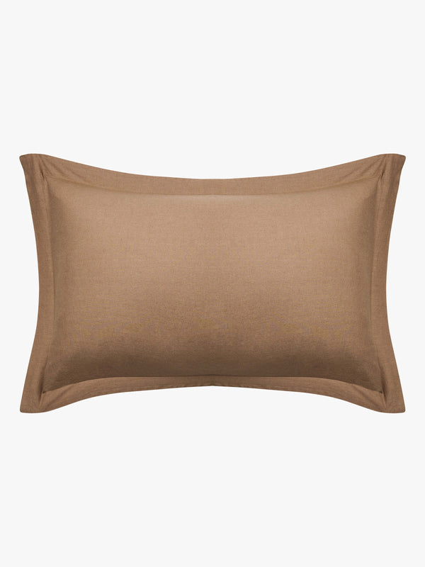 L&M Home Avenue Tailored Pillow Case Pair, Cafe