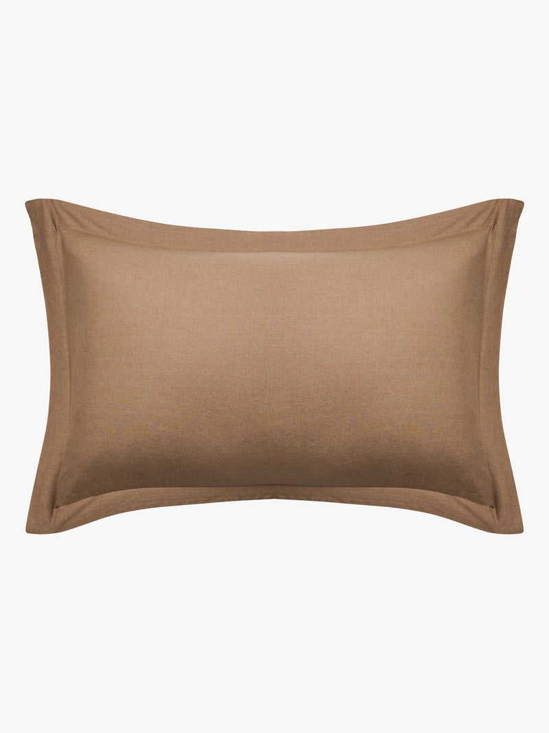 L&M Home Avenue Tailored Pillow Case Pair, Cafe