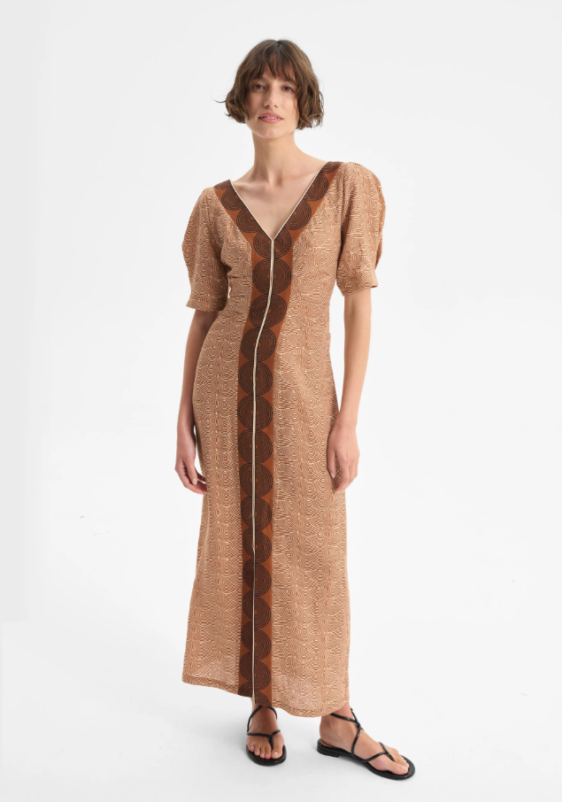 Morrison Rio Linen Dress, Print