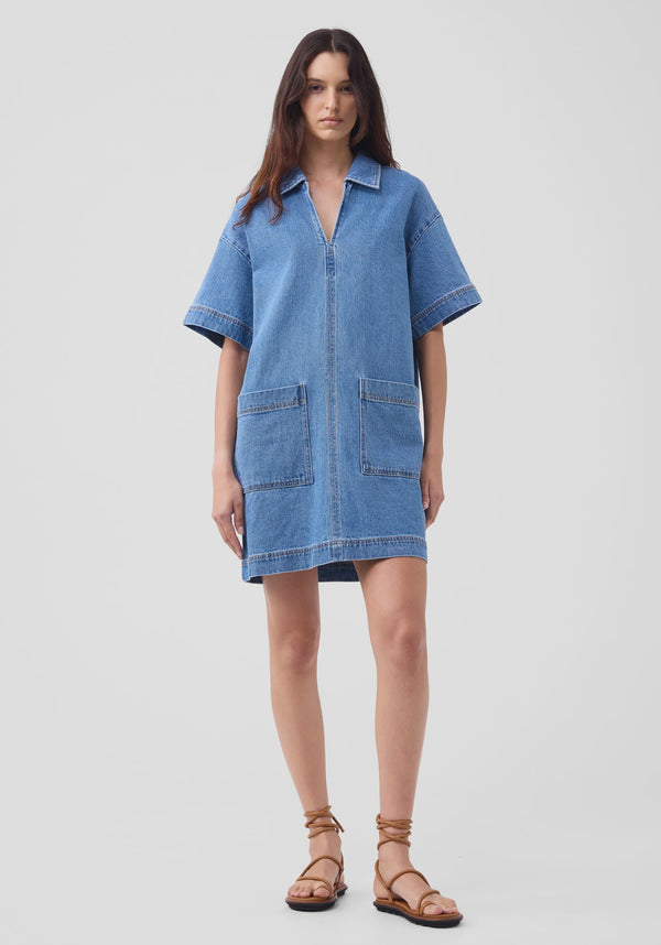 Morrison, Romeo Denim Dress, Blue