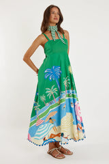 Cote D Azur Sundress Print