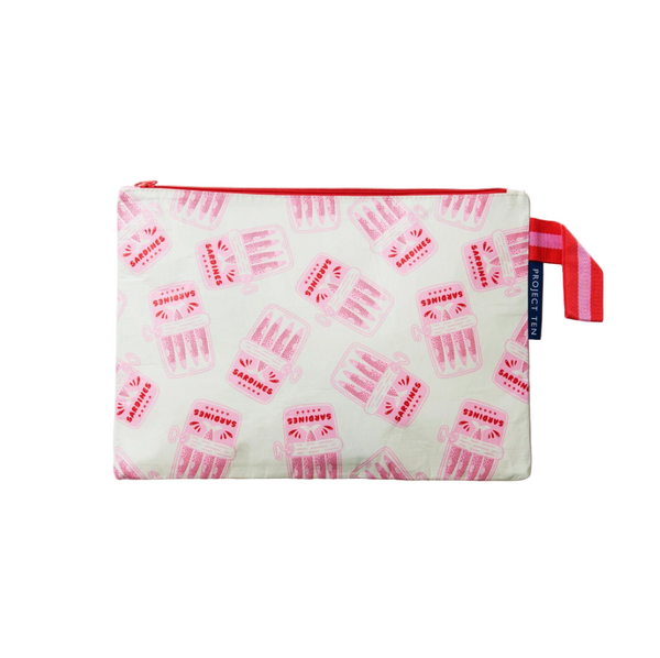 Sardine Large Zip Pouch