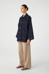 Arcaa Alma Jacket, Indigo Denim