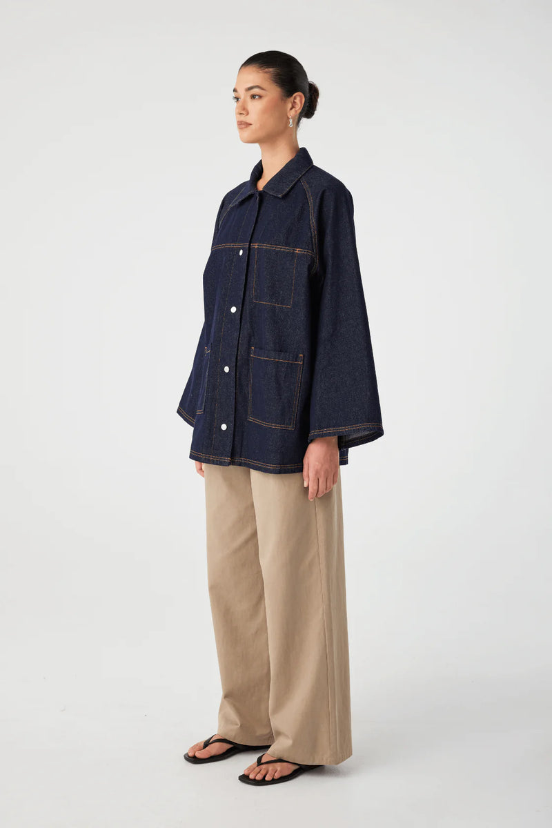 Arcaa Alma Jacket, Indigo Denim
