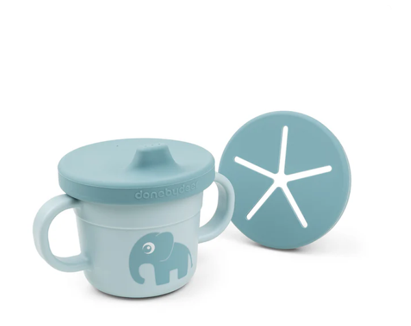 Foodie Spout & Snack Cup, Blue