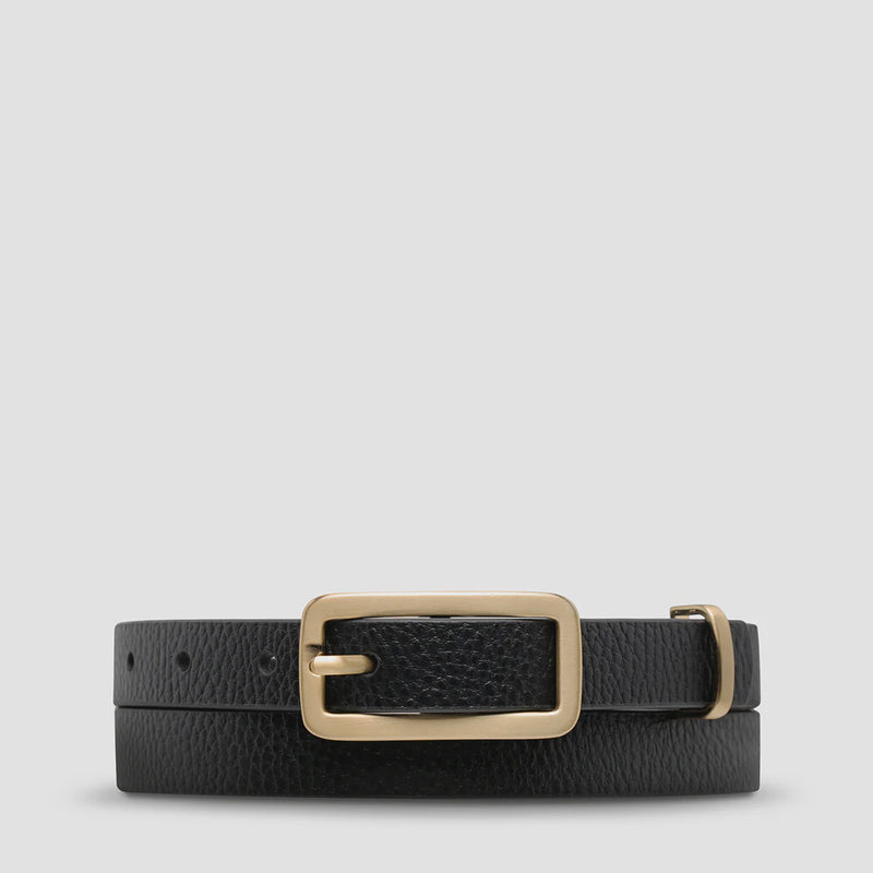 Status Anxiety Muse Belt, Black/Gold