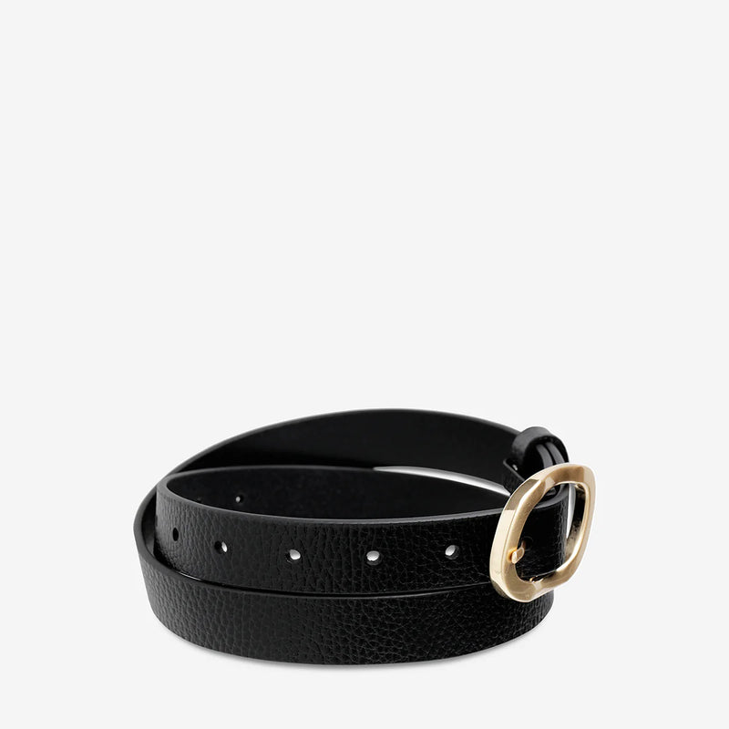 Status Anxiety Nocturne Belt, Black/Gold