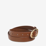 Status Anxiety Nocturne Belt, Tan/Gold