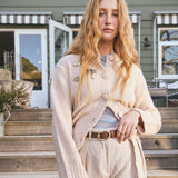 Status Anxiety Nocturne Belt, Tan/Gold