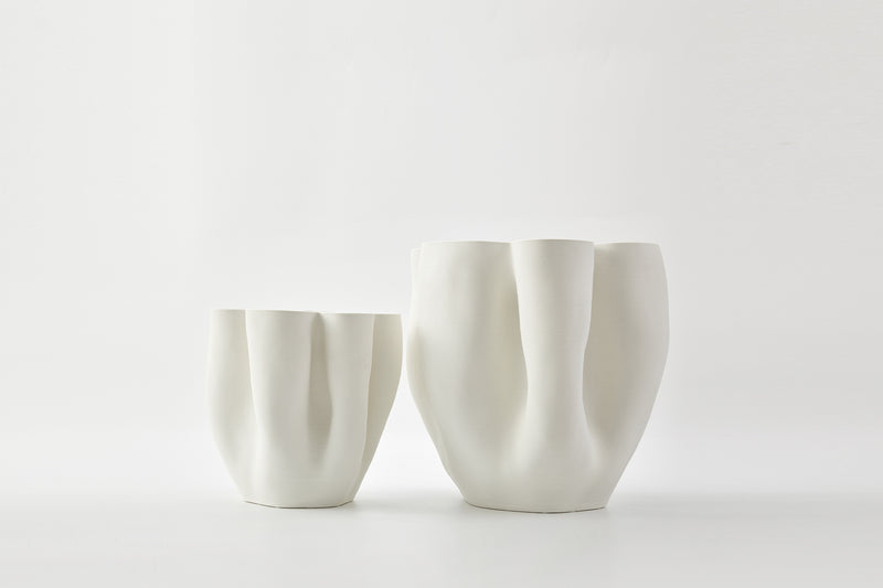 Boheme Vase, Ivory