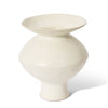 Talula Flared Vase, Beige