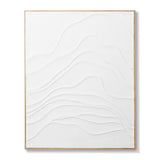 Wavy Hand Painted Wall Art