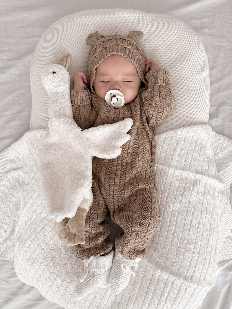 Baby Bear Jumpsuit Acorn