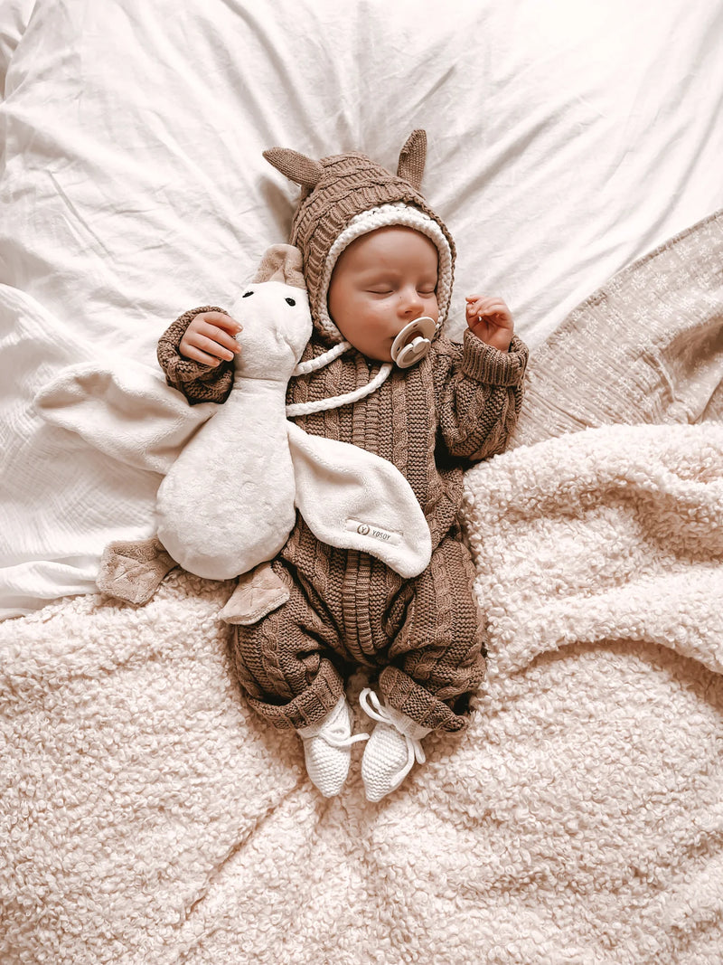 Baby Bear Jumpsuit Acorn