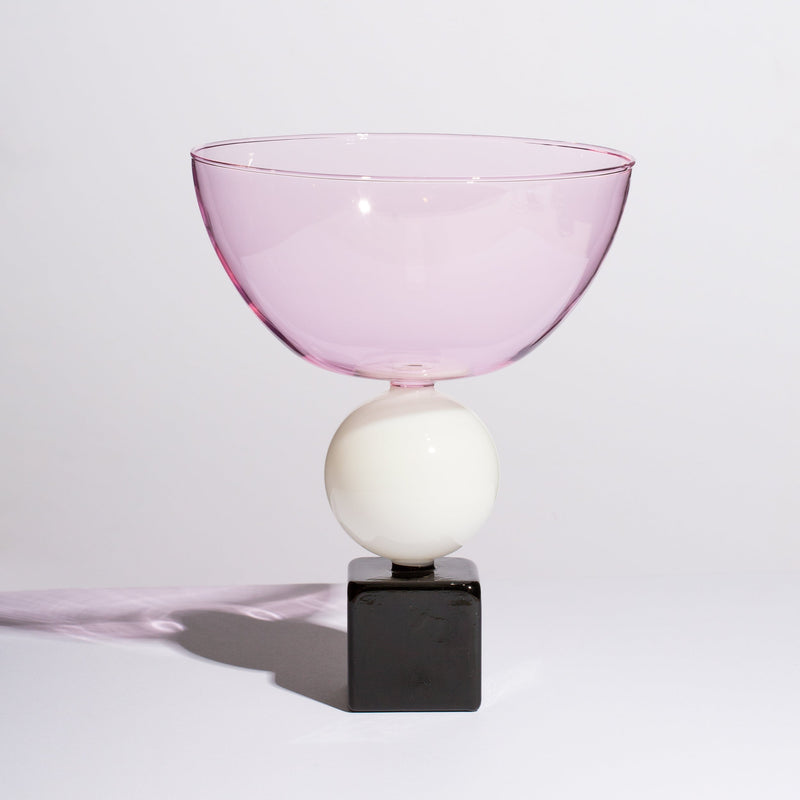 Fazeek Geo Bowl, Pink & Black & White