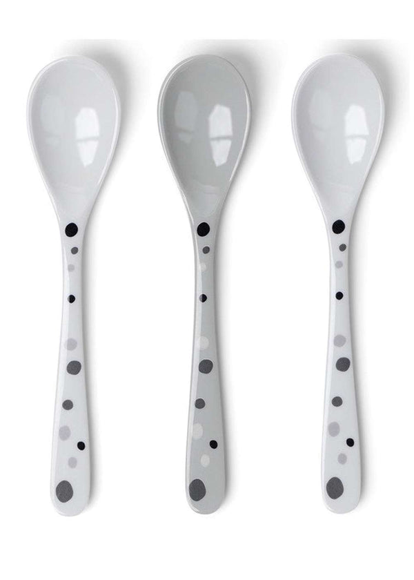 Done by Deer Dreamy Dots Spoon Set of 3, Grey