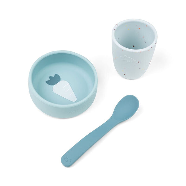 Silicone First Meal Set, Blue