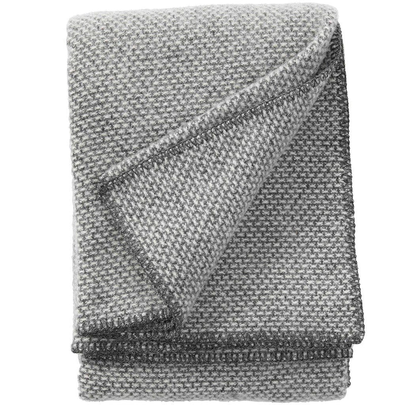 Klippen Domino Throw, Dark Grey