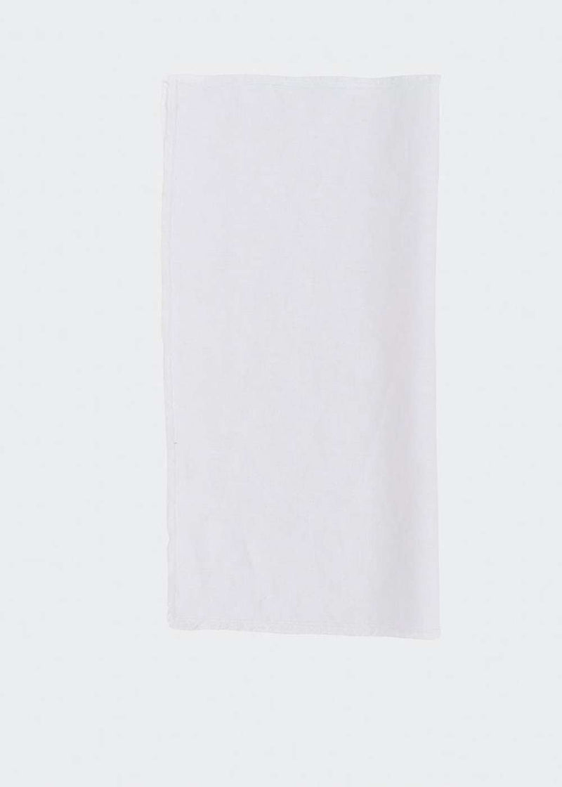 Bay Linen Napkin, crisp white