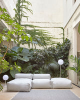 La Forma DINESH outdoor floor lamp white