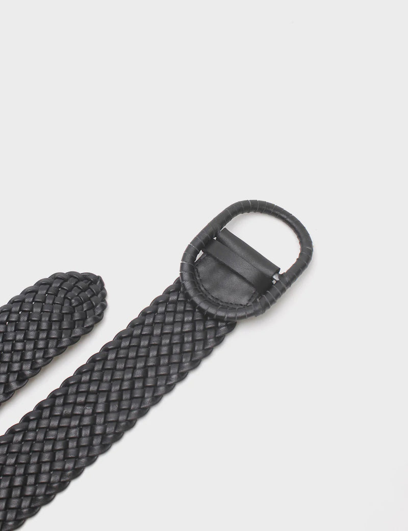 La Tribe Braided Belt, Black