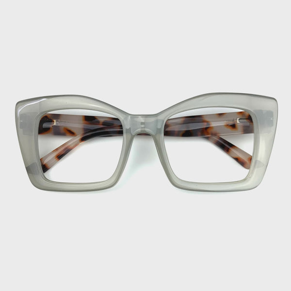 Captivated Eyewear Cleo Glasses, Green/tortoiseshell