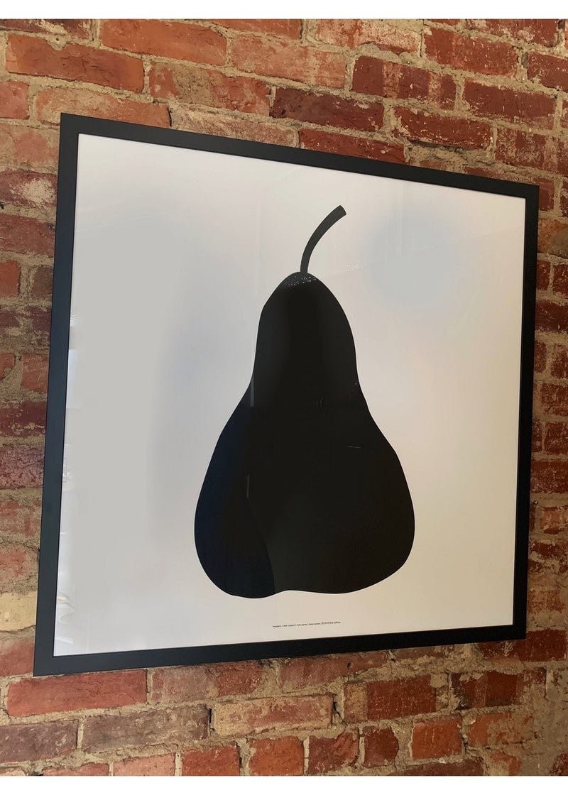 Pear Art, Black Frame