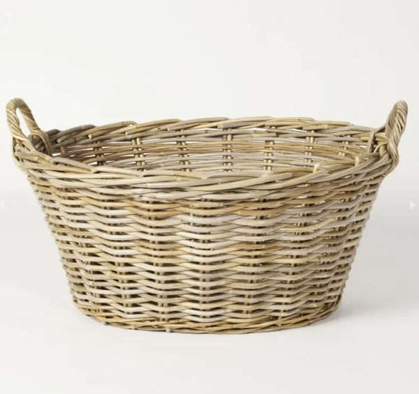 Wicka Bridgewater Oval Laundry Basket