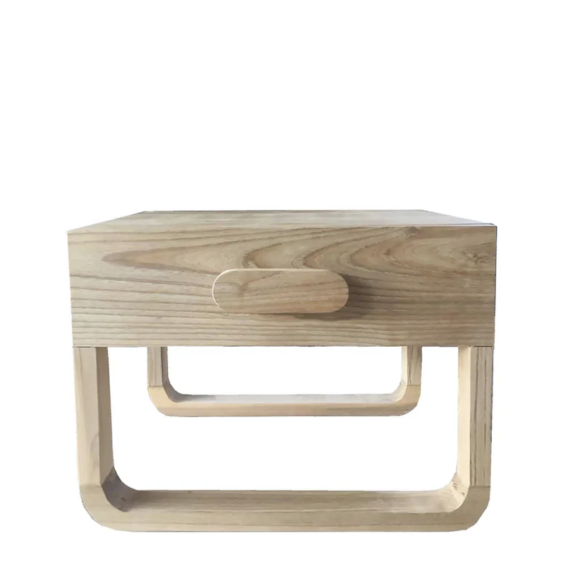 MRD Norma Bedside Table, Natural