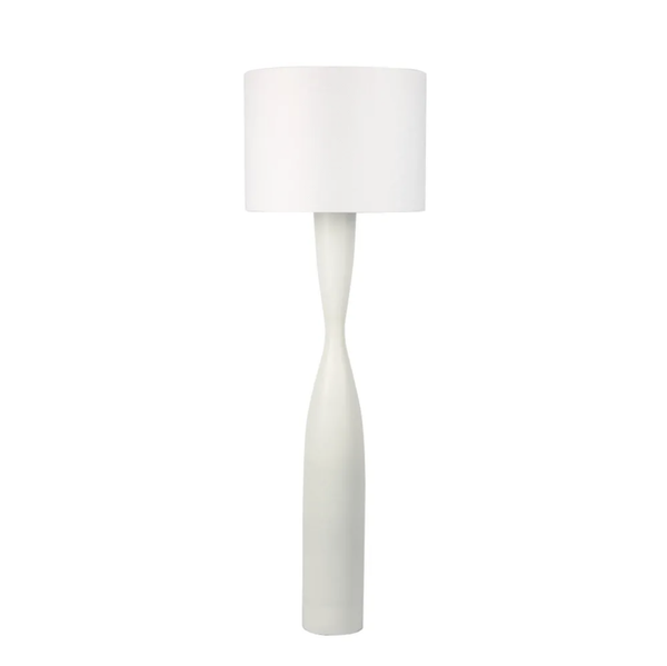 Callum Floor Lamp, White