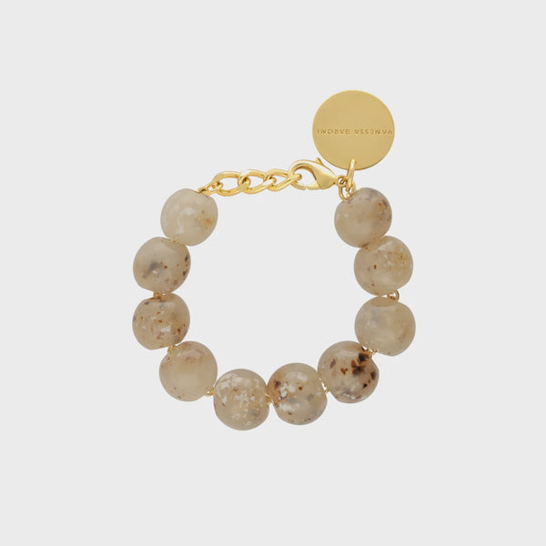 Beads Bracelet, Light Bernstein