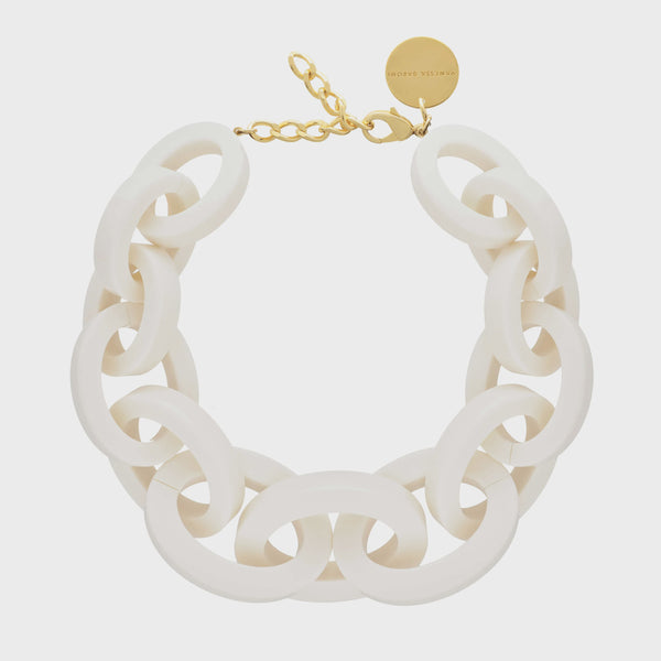 Vanessa Baroni, Giant Necklace, Off White